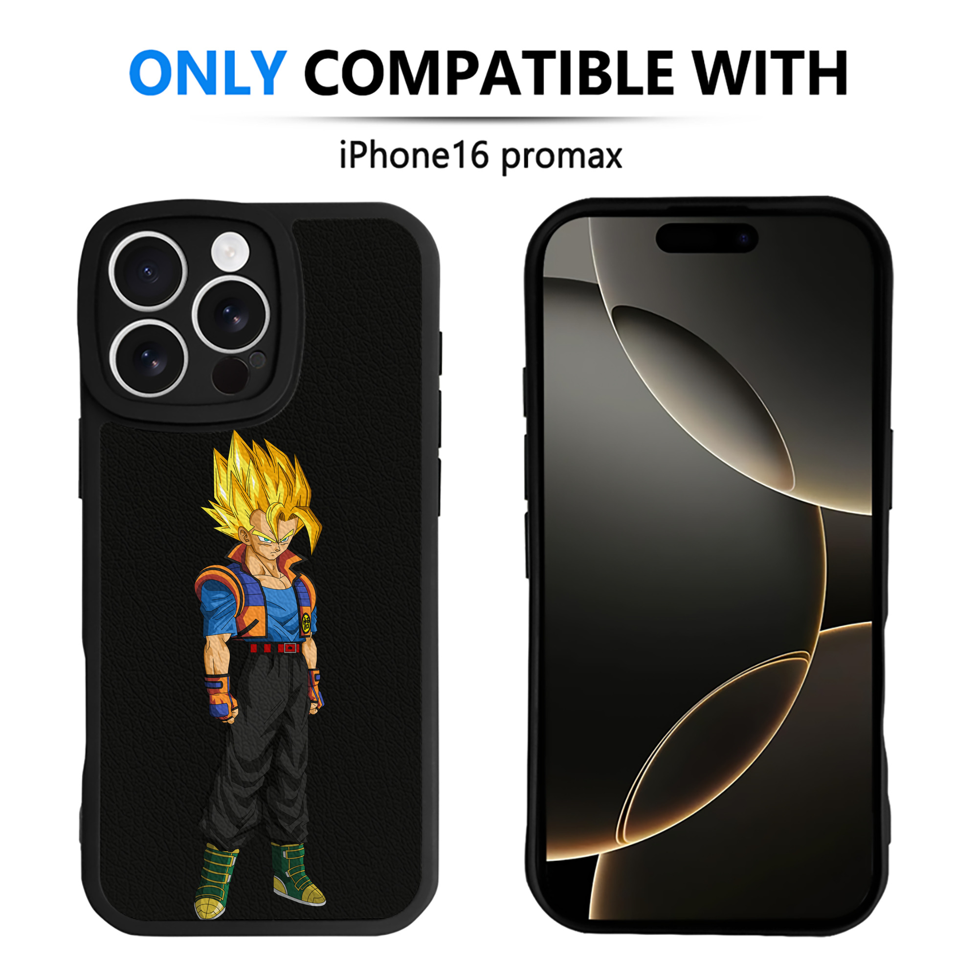 （画像用） ドラゴンボール ベジータ四世（Bejīta Yonsei）DRAGON BALL Vegeta IV 【iPhone 16シリーズ対応】シリコンスマホケース（レザー調） 材質：シリコン